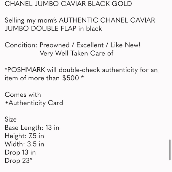 💎✨ BEAUTIFUL ✨💎 XL CHANEL CAVIAR SINGLE FLAP GOLD HARDWARE JUMBO - Picture 16 of 16